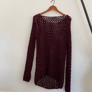 Top Shop high-low knit Tunic